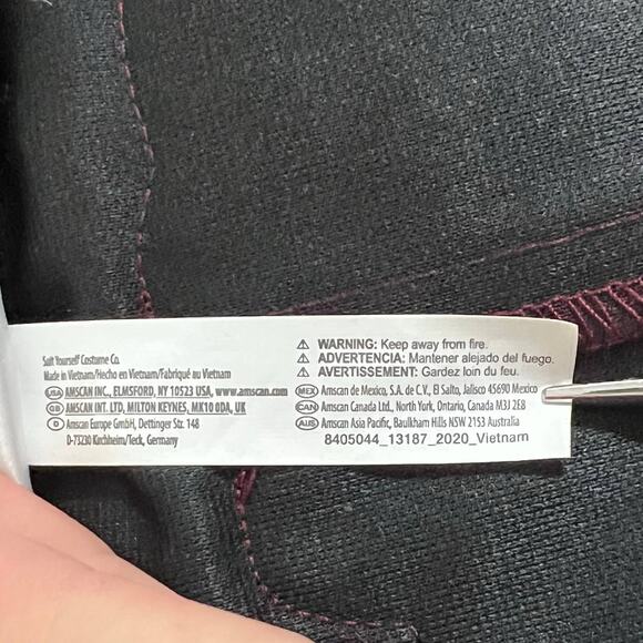 Birds of Prey Adult Black Mask Costume Large Harley Quinn - Picture 13 of 14